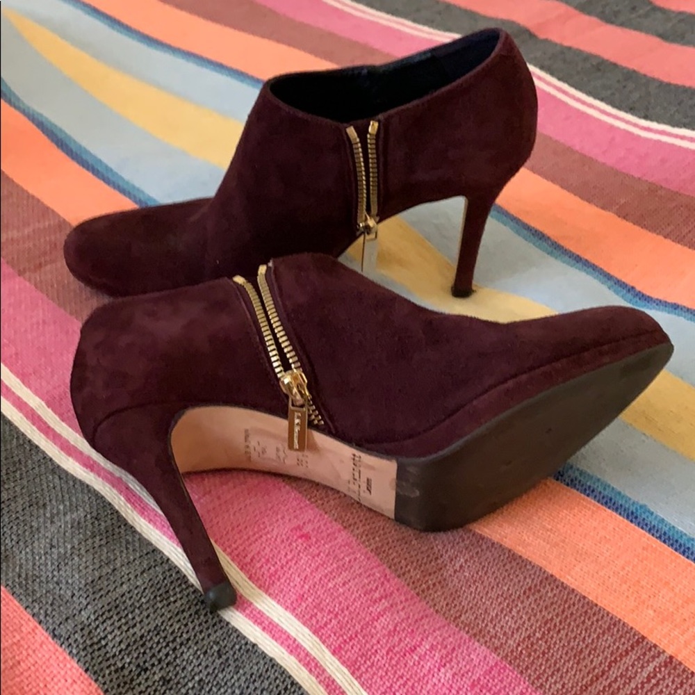 L. K, Bennet suede booties